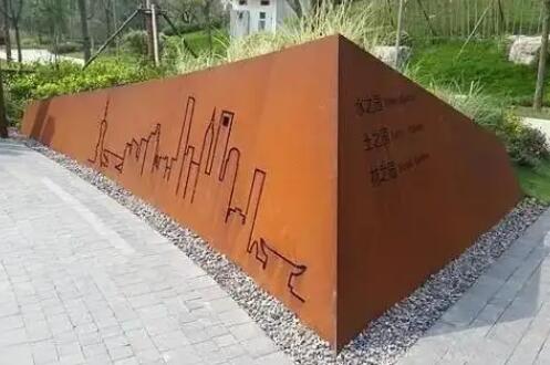 印江耐候钢挡土墙